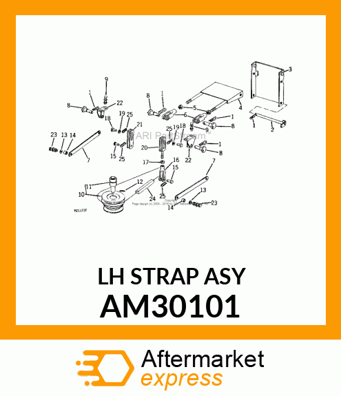 Strap - STRAP, WELDED LIFT AM30101