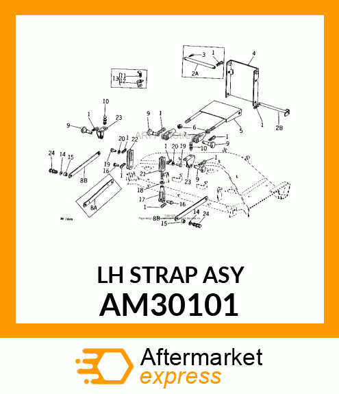 Strap - STRAP, WELDED LIFT AM30101