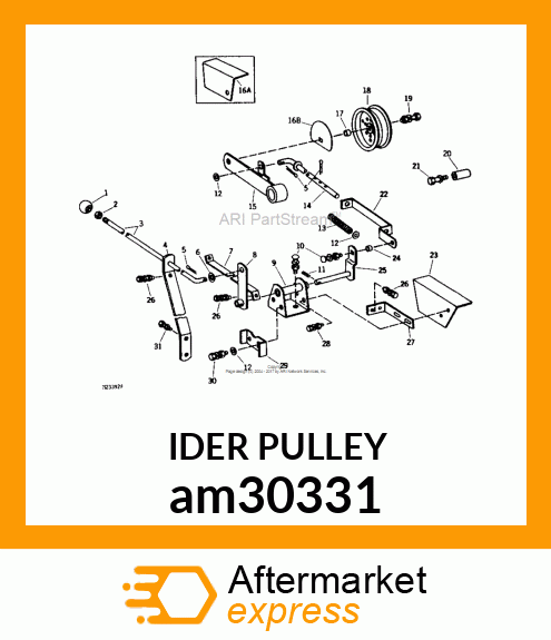 IDLER, IDLER, W/BRG, AM37248 CARTON am30331