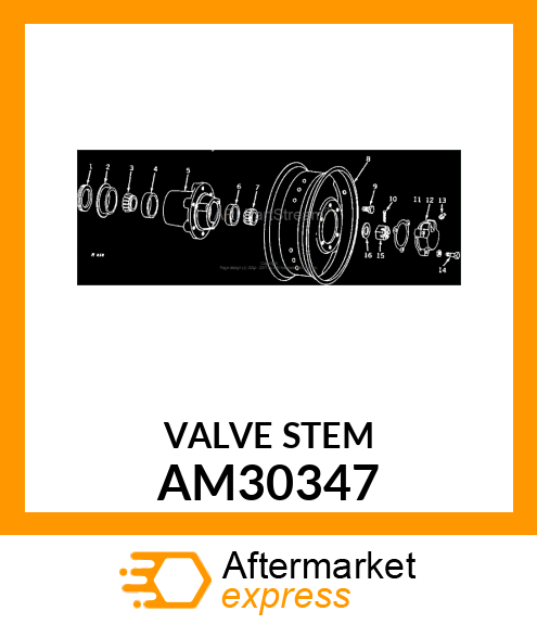 TIRE VALVE STEM, TIRE VALVE W/CAP,T AM30347