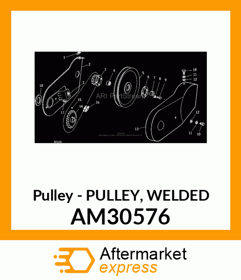 Pulley - PULLEY, WELDED AM30576