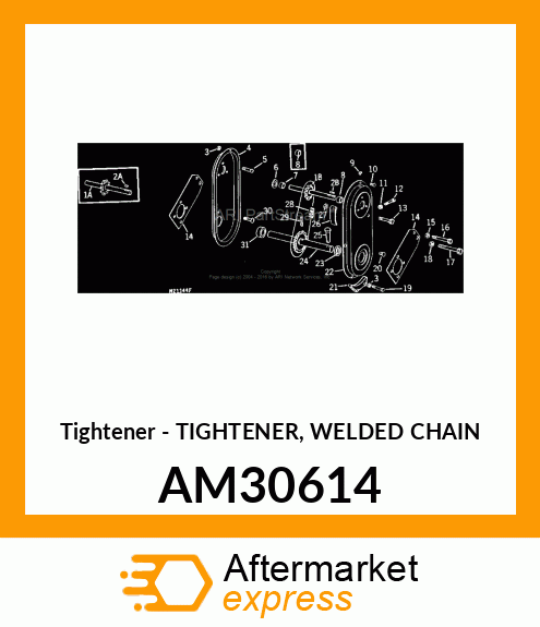 Tightener - TIGHTENER, WELDED CHAIN AM30614