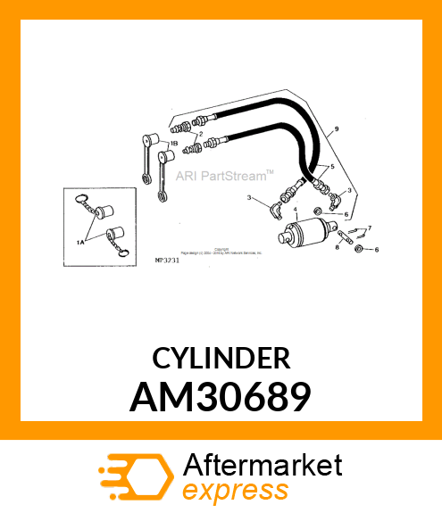 Hydraulic Cylinder AM30689