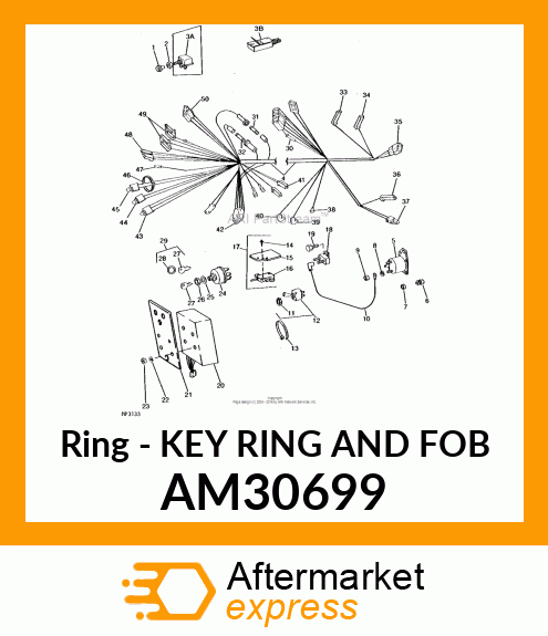 Ring - KEY RING AND FOB AM30699