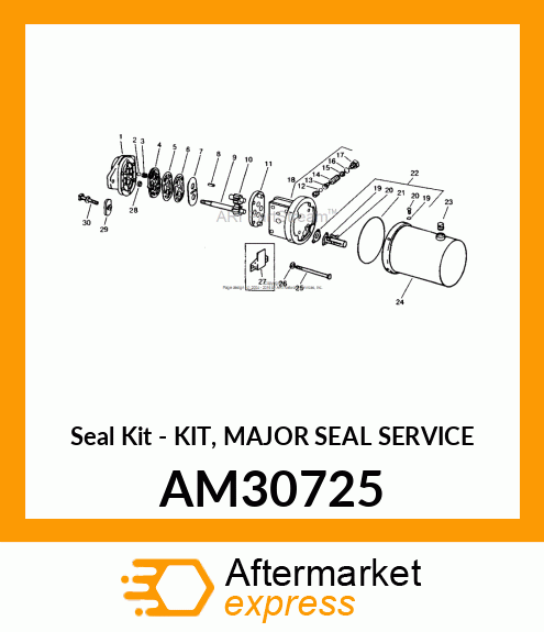 Seal Kit - KIT, MAJOR SEAL SERVICE AM30725