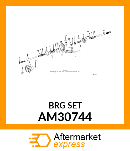 Kit Bevel Gears AM30744