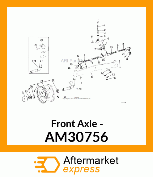 Front Axle - AM30756