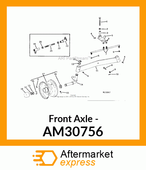 Front Axle - AM30756