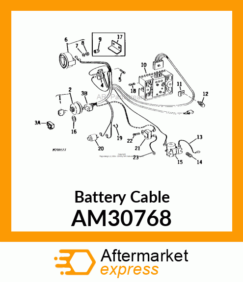 Battery Cable AM30768