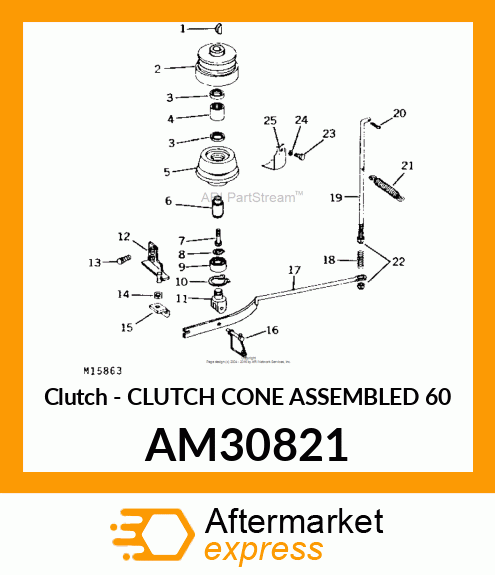 Clutch - CLUTCH CONE ASSEMBLED 60 AM30821