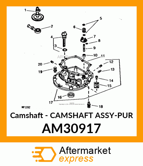 Camshaft - CAMSHAFT ASSY-PUR AM30917