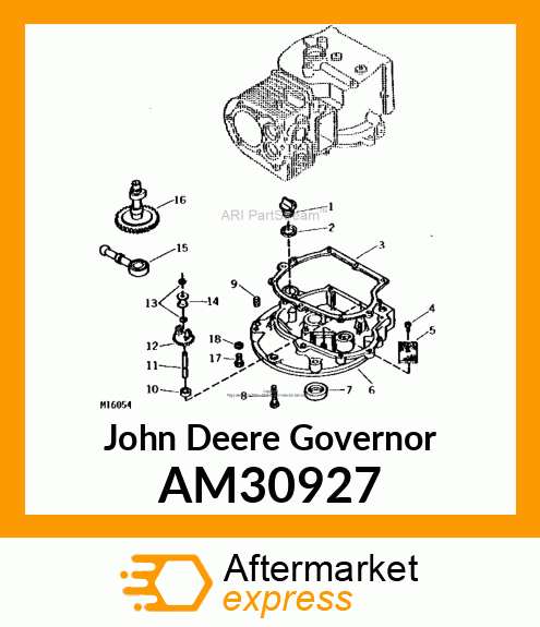 GOVERNOR GEAR ASSY AM30927