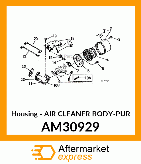 Air Cleaner Body Pur AM30929
