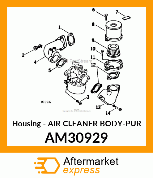 Air Cleaner Body Pur AM30929