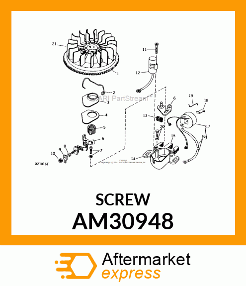 Screw - SCREW & LOCKWASHER ASSY-PUR AM30948