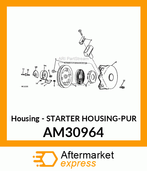 Housing - STARTER HOUSING-PUR AM30964