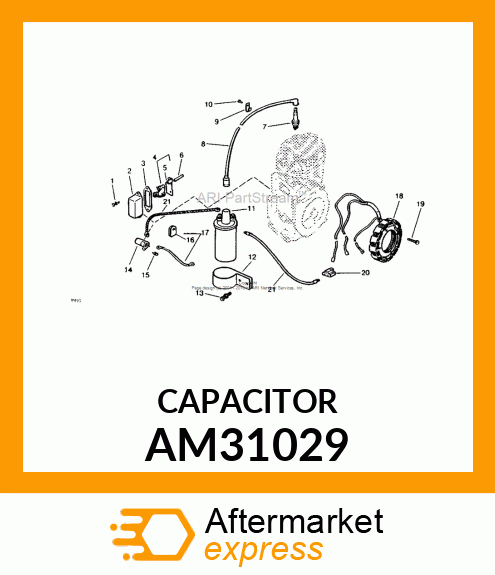 CAPACITOR, CONDENSER AM31029