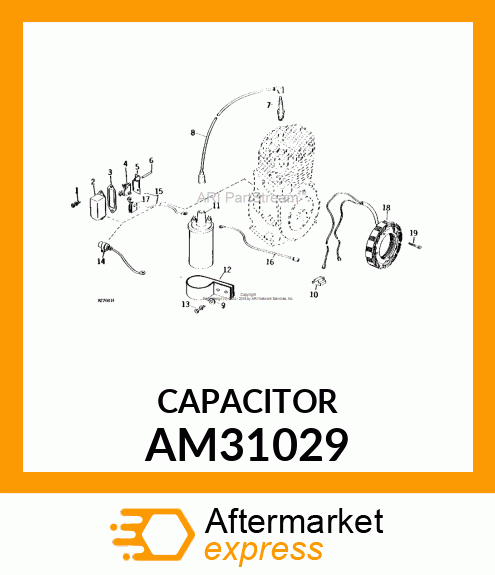 CAPACITOR, CONDENSER AM31029