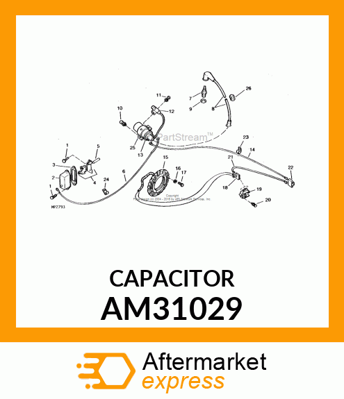 CAPACITOR, CONDENSER AM31029