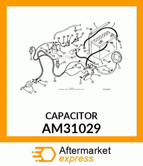 CAPACITOR, CONDENSER AM31029