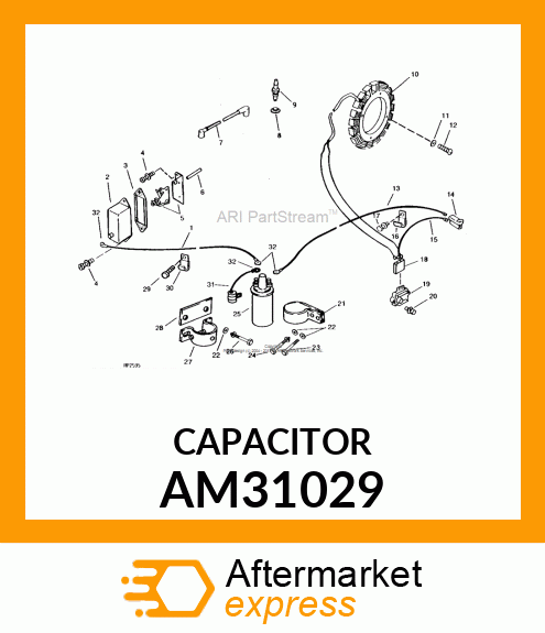 CAPACITOR, CONDENSER AM31029