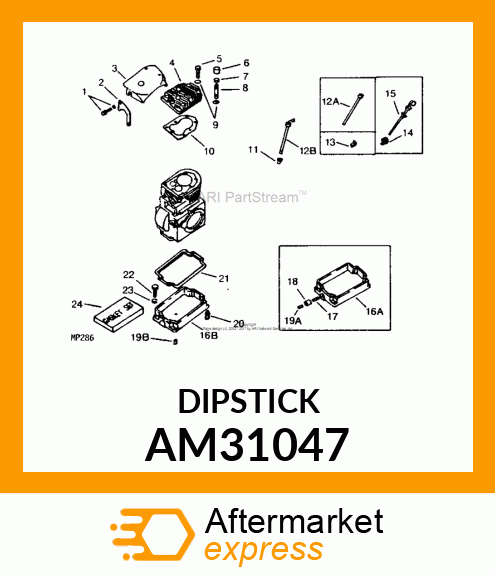 Dipstick - DIPSTICK-PUR AM31047