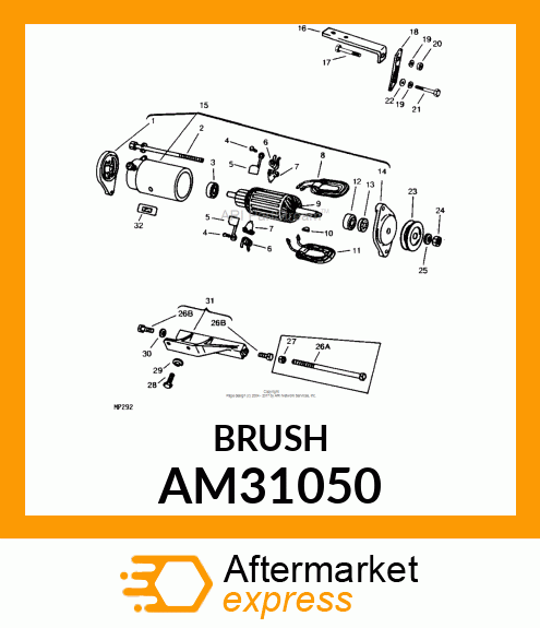 Brush AM31050