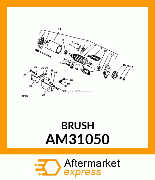 Brush AM31050