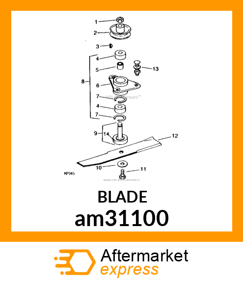 BLADE, CUTTING am31100