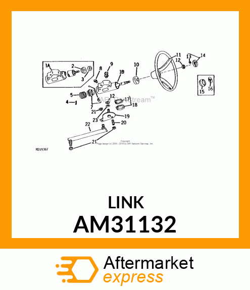 Tie Rod Assembly - JOINT, BALL AM31132