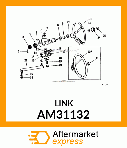 Tie Rod Assembly - JOINT, BALL AM31132