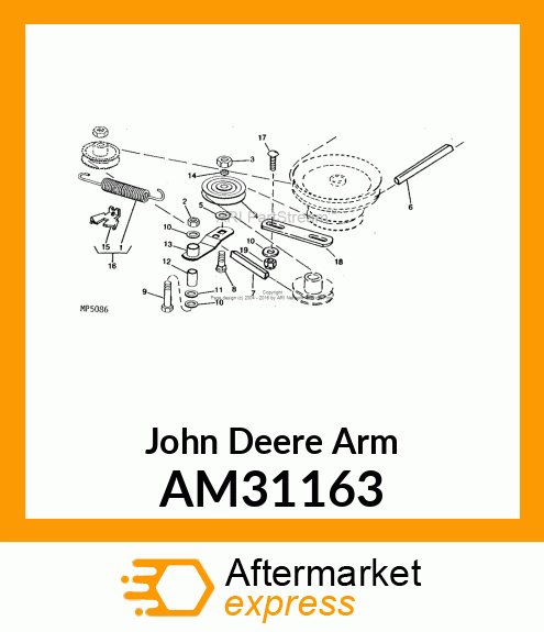 ARM, ARM, DECK IDLER AM31163
