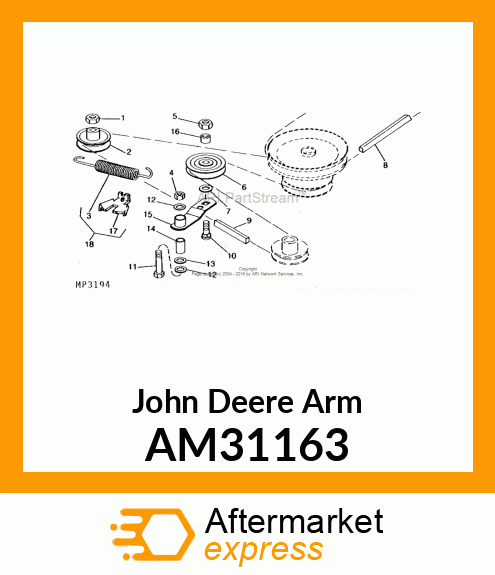 ARM, ARM, DECK IDLER AM31163