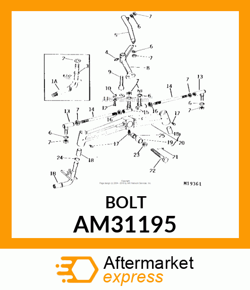 Cone & Bolt Asm AM31195