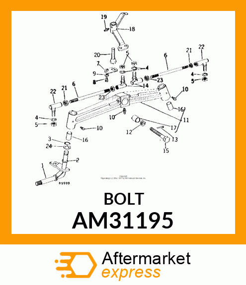 Cone & Bolt Asm AM31195