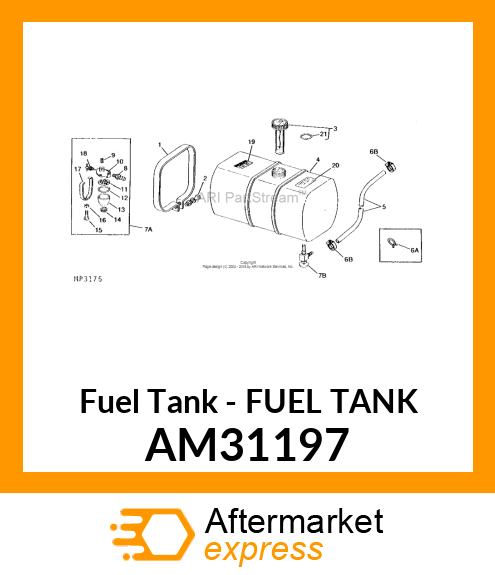 Fuel Tank - FUEL TANK AM31197