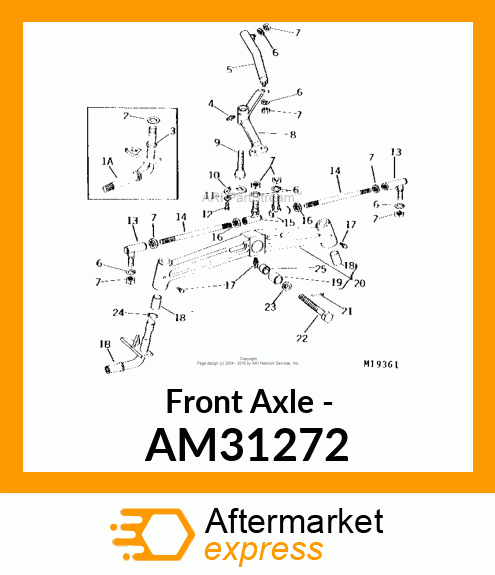 Front Axle - AM31272