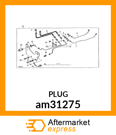 PLUG, CAP, BLACK MALE DUST am31275