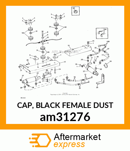 CAP, BLACK FEMALE DUST am31276