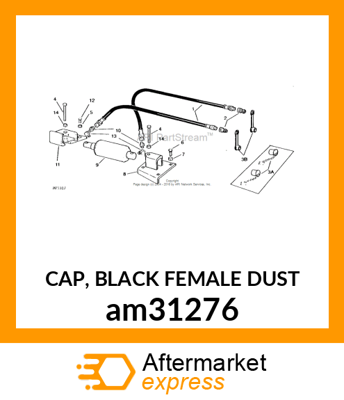 CAP, BLACK FEMALE DUST am31276