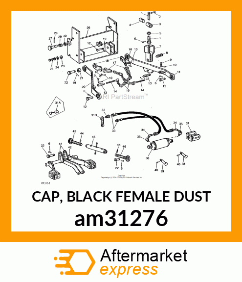 CAP, BLACK FEMALE DUST am31276