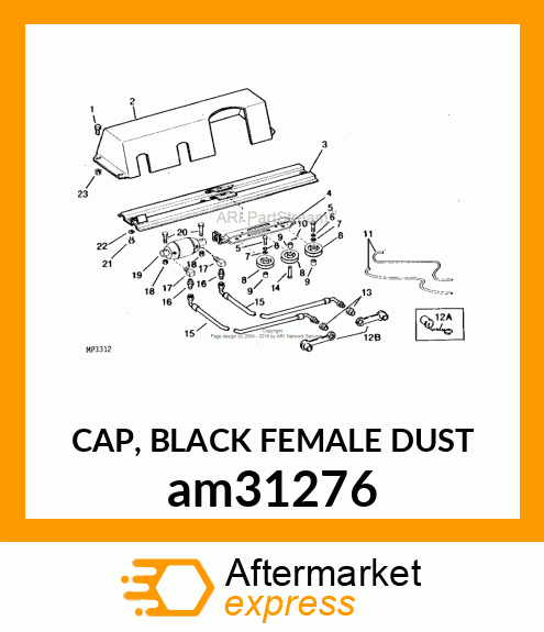 CAP, BLACK FEMALE DUST am31276