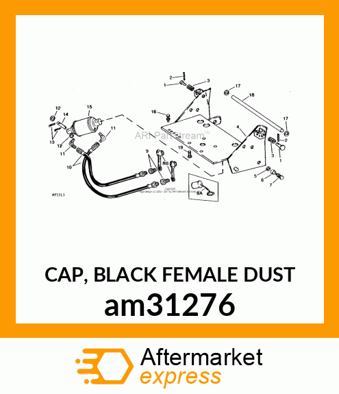 CAP, BLACK FEMALE DUST am31276