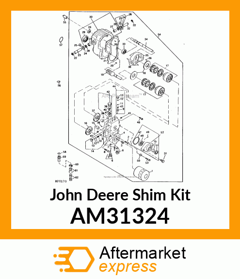 KIT, SHIM PACK 140 AM31324