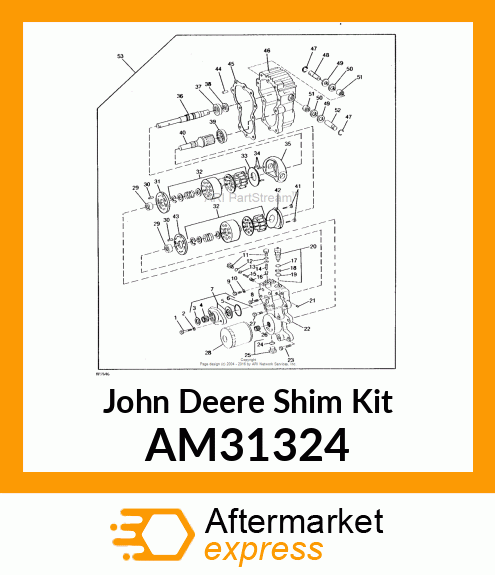 KIT, SHIM PACK 140 AM31324