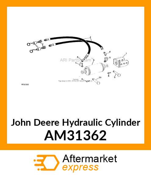 CYLINDER, HYD. LIFT AM31362