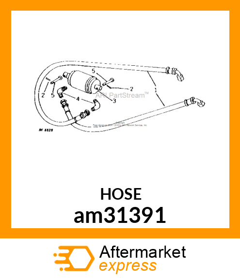 LINE, FLEXIBLE OIL am31391