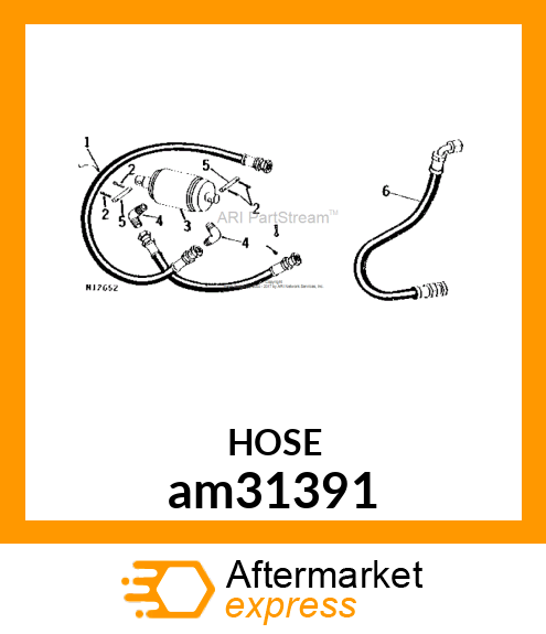 LINE, FLEXIBLE OIL am31391