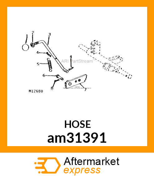 LINE, FLEXIBLE OIL am31391