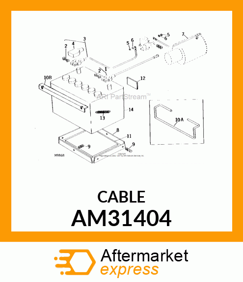 BATTERY CABLE AM31404